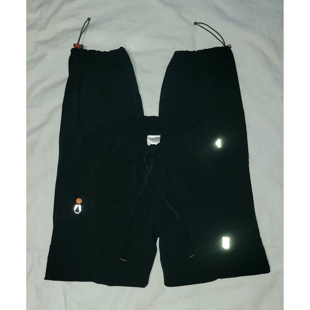 Code Happy Scrub Set In Black With Drawstrings At… - image 3